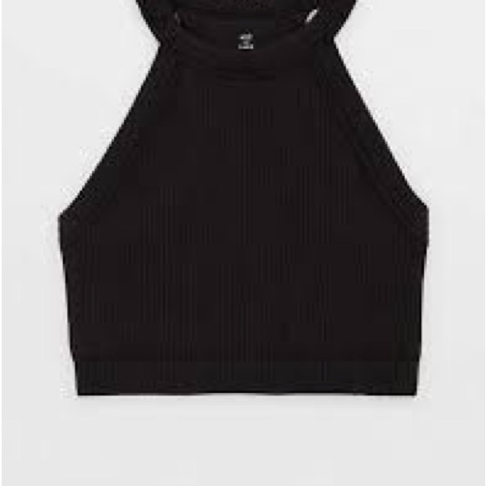 Aerie Black Seamless Bra Top